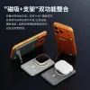 The multi-functional orange stand phone case is transparent and shockproof, an Apple phone accessory with a fashionable and trendy design Specification image